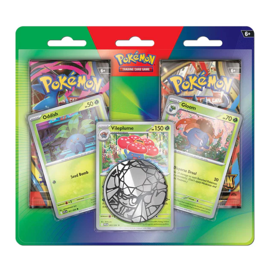 Pokemon TCG: Mega Evolution - Enhanced 2-Pack Blister (Oddish, Gloom, Vileplume)