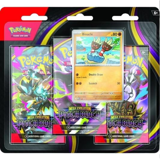 Pokémon TCG: Mega Evolution – Pitch Black 3-Pack Blister