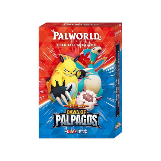 Palworld Official Card Game: Dawn of Palpagos Trial Deck (Red/Blue) – TD01