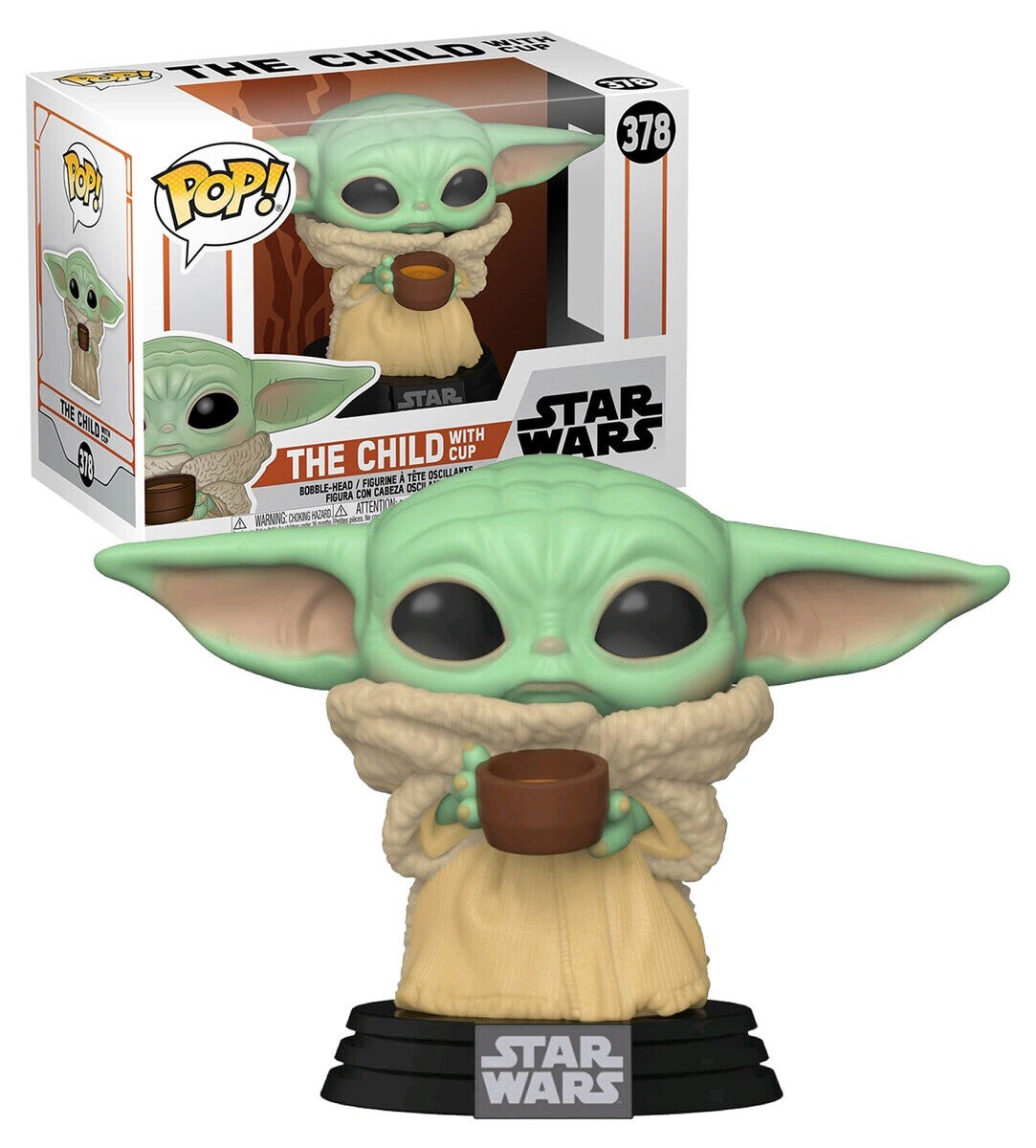 Star Wars: The Mandalorian – The Child with Cup #378 Funko Pop! Vinyl Figure
